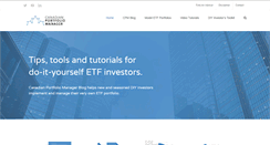 Desktop Screenshot of canadianportfoliomanagerblog.com